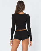 Loovay Matinelle Pyjamaset met Lange Mouwen en Shorts