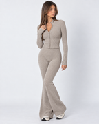 Loovay Maillora Gebreide Set met Ritsvest