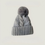 Loovay Oriana Gebreide Muts met Pompon