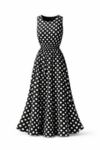 Loovay Anoria Jurk, Polka Dot Midi Design