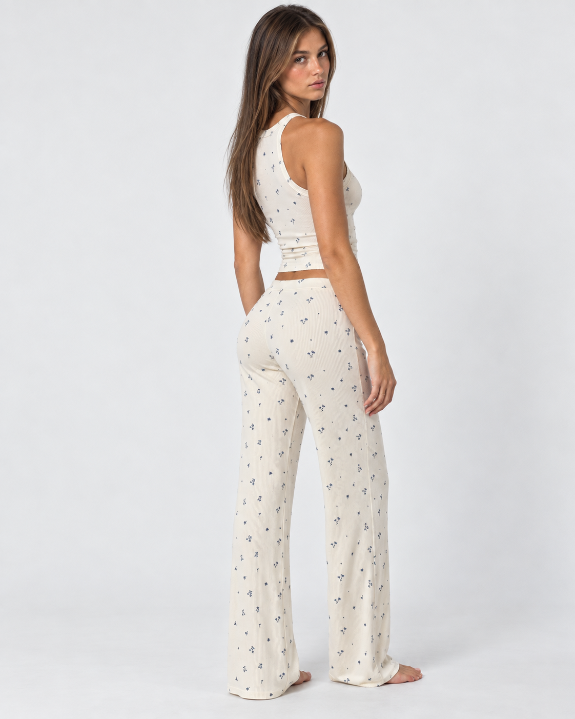 Loovay Florematin Geribde Pyjamaset