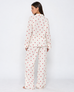 Loovay Amourine Pyjamaset met Blouse en Lange Broek