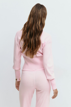 Loovay Maillevie Gebreide Loungeset met Wijde Broek