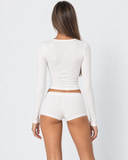 Loovay Matinelle Pyjamaset met Lange Mouwen en Shorts