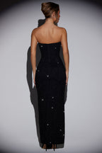Loovay Étovera, Strapless Glitter Maxi Jurk