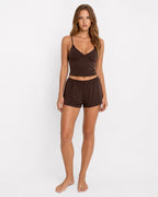 Loovay Limonelle Pyjamaset met Top en Shorts