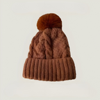 Loovay Oriana Gebreide Muts met Pompon
