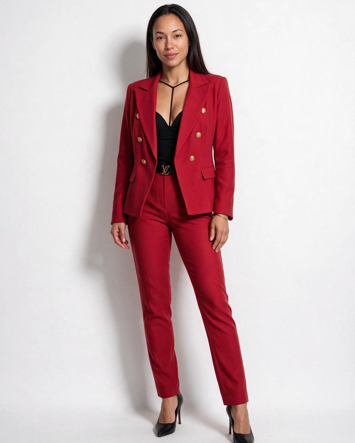 Loovay Aurenne Set, Damespak met Blazer en Pantalon