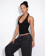 Loovay Corselle Top, Halter Corset Top
