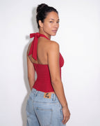 Loovay Corselle Top, Halter Corset Top