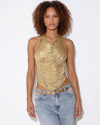Loovay Fringelle Top, Haltertop met Lange Franjes