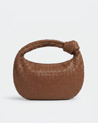 Loovay Colette Gevlochten Hobo Tas met Knoopdetail