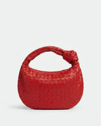 Loovay Colette Gevlochten Hobo Tas met Knoopdetail
