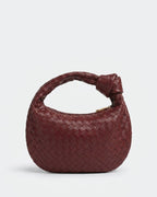 Loovay Colette Gevlochten Hobo Tas met Knoopdetail