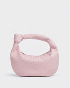 Loovay Colette Gevlochten Hobo Tas met Knoopdetail