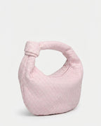 Loovay Colette Gevlochten Hobo Tas met Knoopdetail