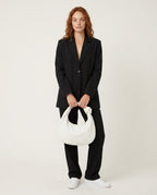 Loovay Colette Gevlochten Hobo Tas met Knoopdetail