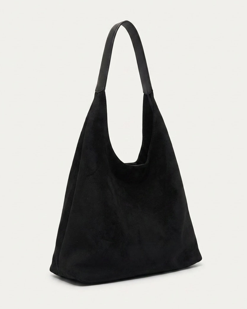 Loovay Juliette Hobo Schoudertas met Suèdelook