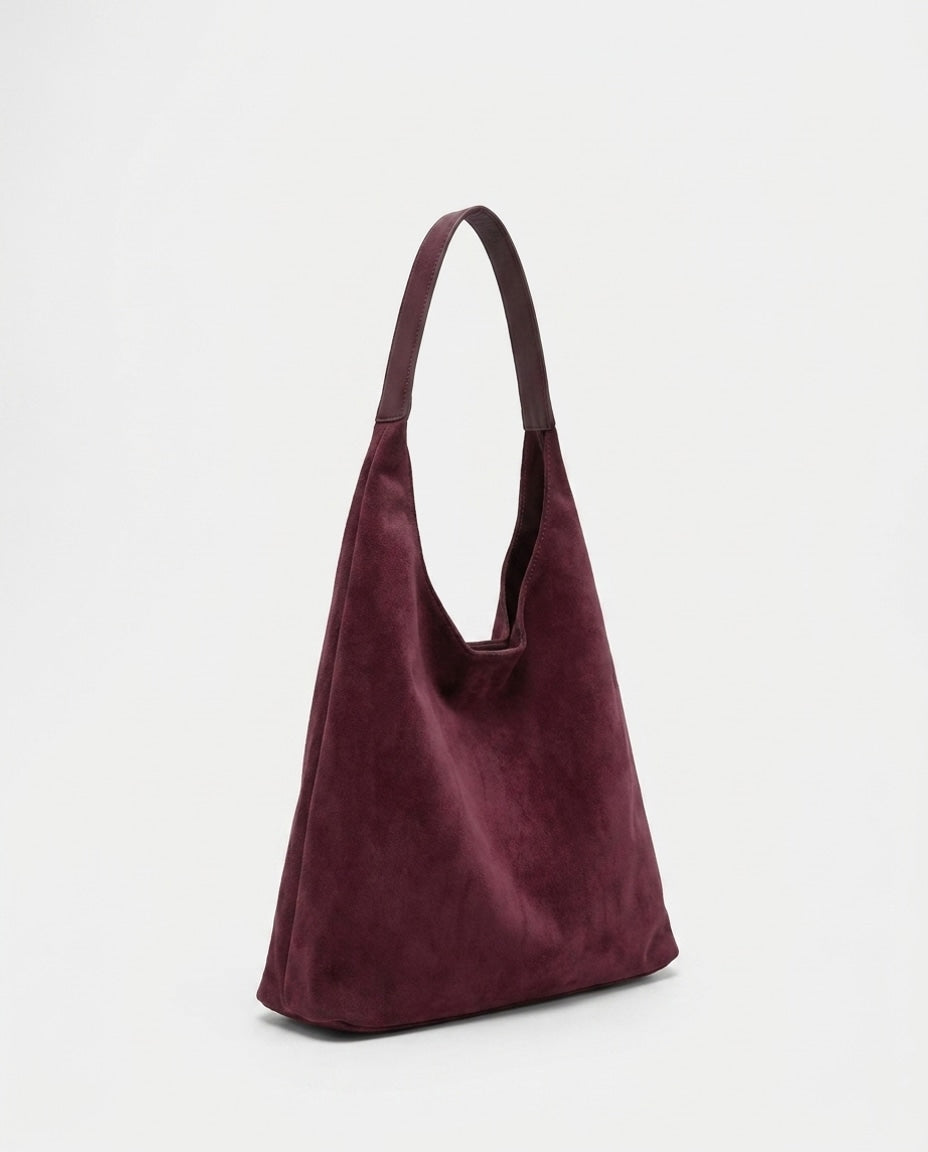 Loovay Juliette Hobo Schoudertas met Suèdelook