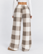 Loovay Damier Teddy Lounge Broek
