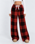 Loovay Damier Teddy Lounge Broek
