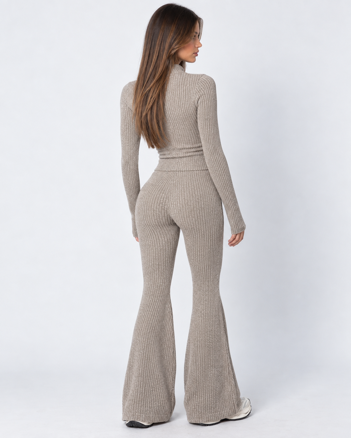 Loovay Maillora Gebreide Set met Ritsvest