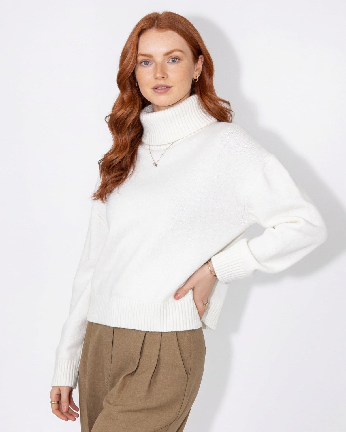 Loovay Elowenne Oversized Coltrui met Korte Pasvorm