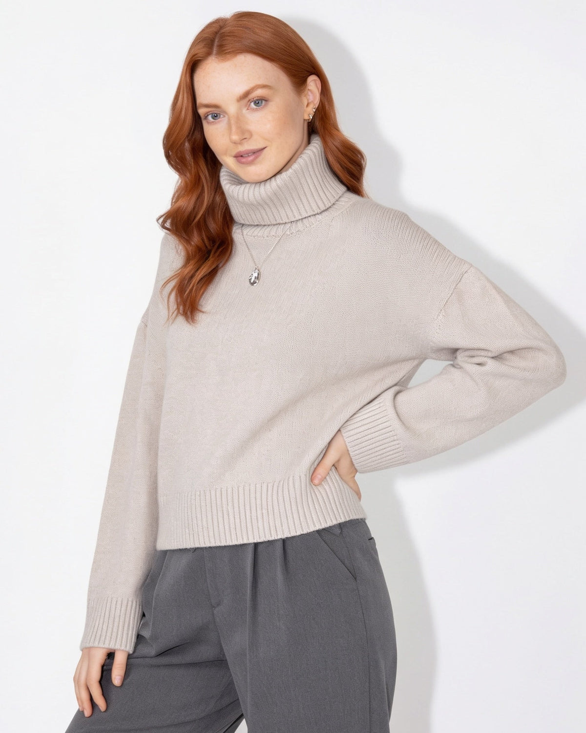 Loovay Elowenne Oversized Coltrui met Korte Pasvorm