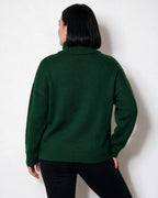 Loovay Rosavienne Kabelgebreide Coltrui, Oversized Pasvorm