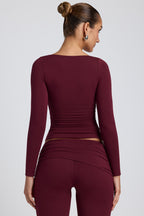 Loovay Solenne, Sculpt V Hals Top