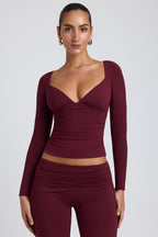 Loovay Solenne, Sculpt V Hals Top