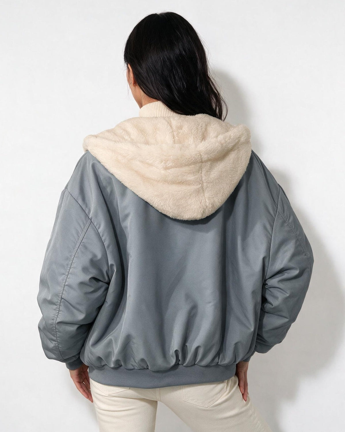 Loovay Nivelle Jas, Oversized Bomberjack met Teddyvoering