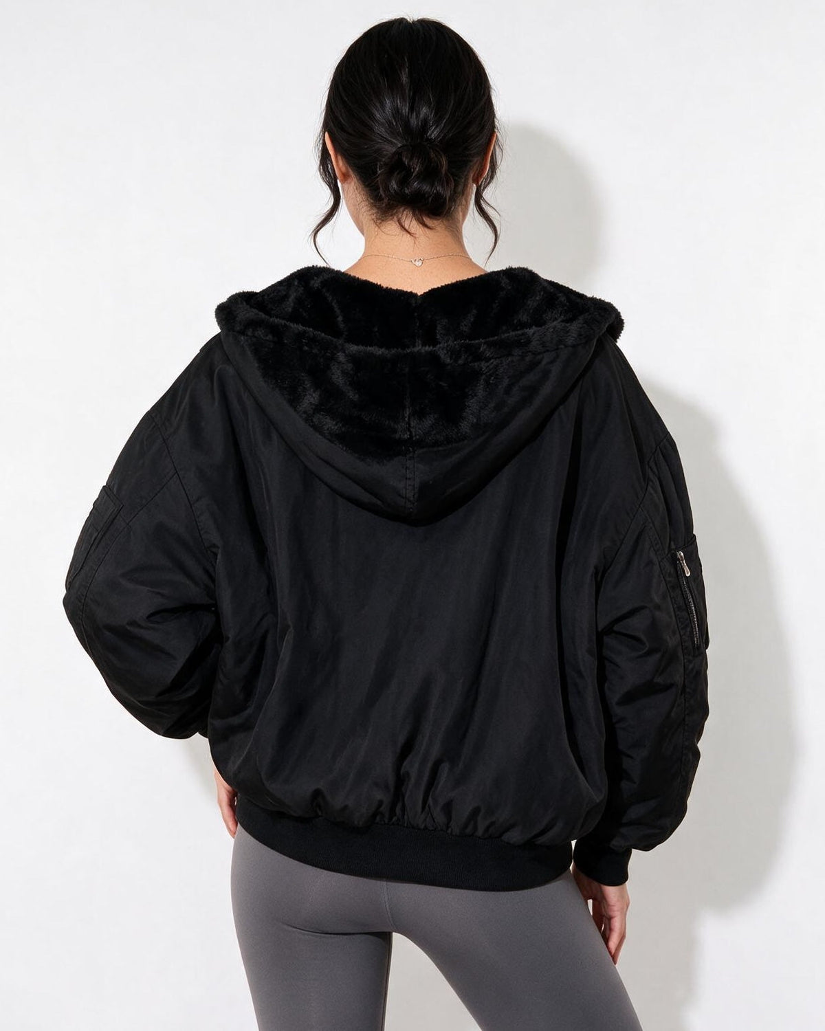 Loovay Nivelle Jas, Oversized Bomberjack met Teddyvoering
