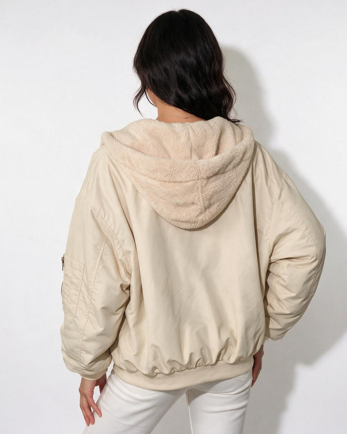 Loovay Nivelle Jas, Oversized Bomberjack met Teddyvoering