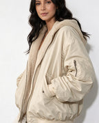 Loovay Nivelle Jas, Oversized Bomberjack met Teddyvoering