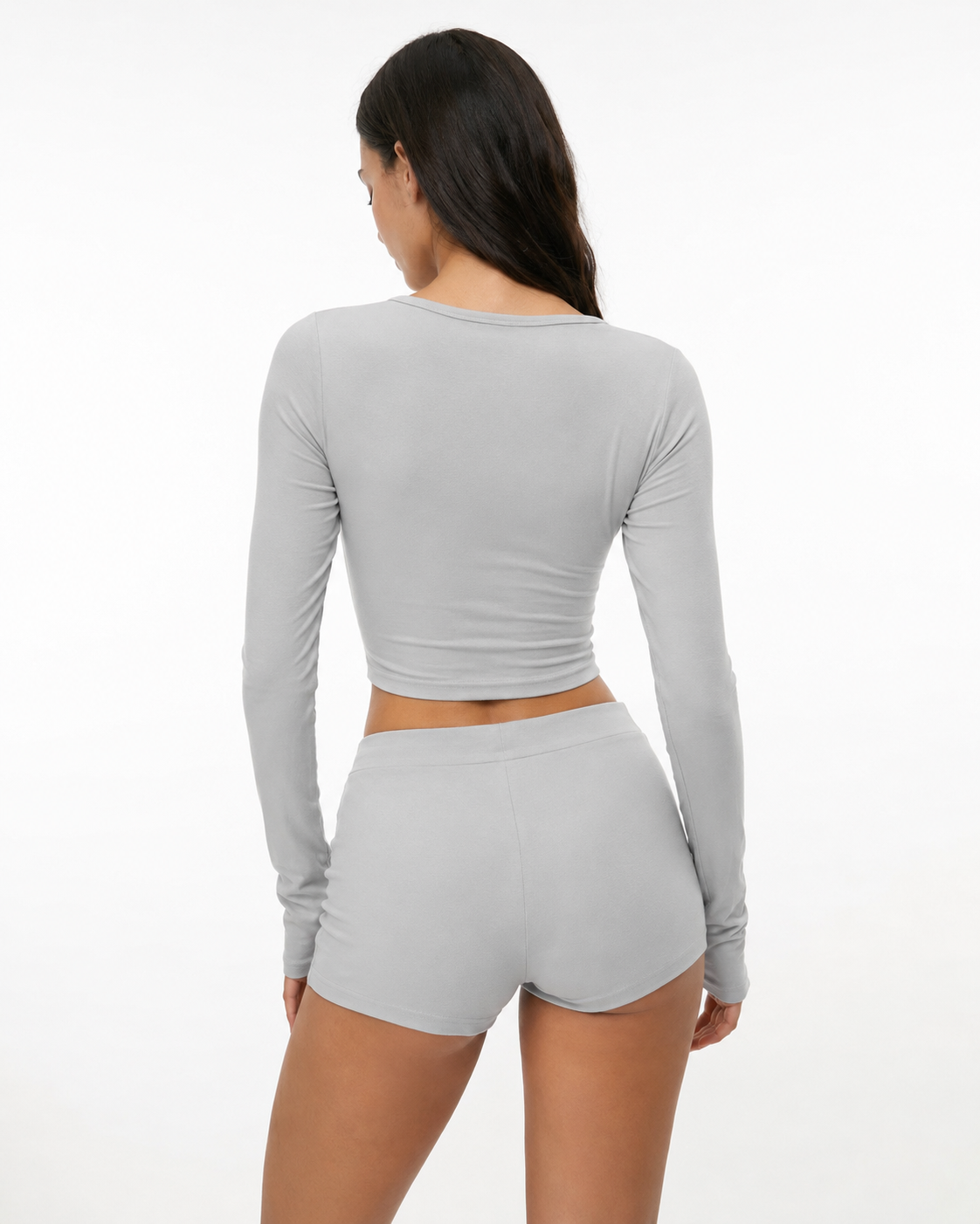 Loovay Maisonnette Pyjamaset met Lange Mouwen en Shorts