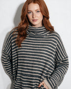 Loovay Marélisse Gestreepte Oversized Coltrui