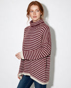 Loovay Marélisse Gestreepte Oversized Coltrui