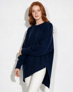 Loovay Noravie Oversized Trui, Asymmetrische Zoom