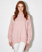 Loovay Noravie Oversized Trui, Asymmetrische Zoom