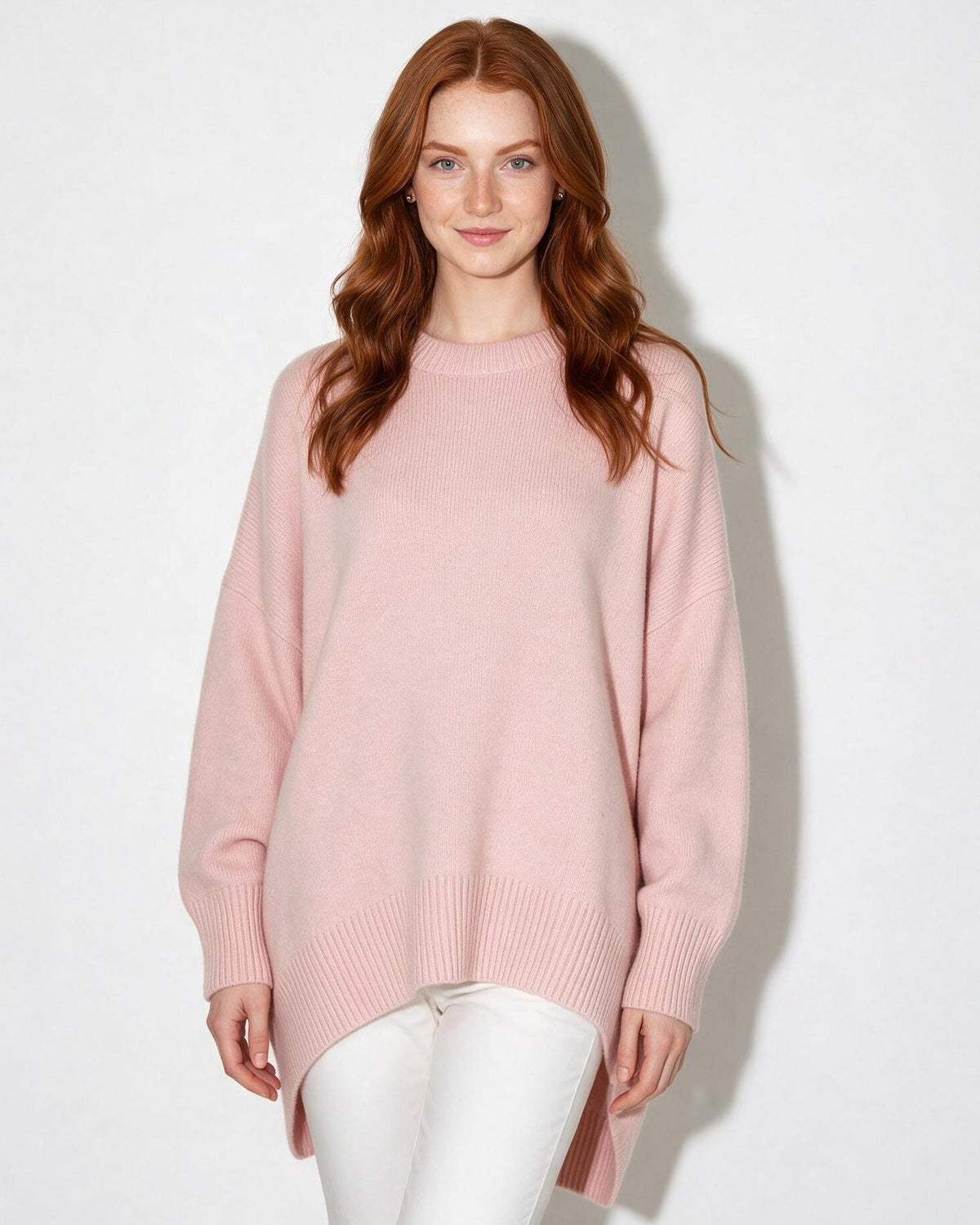 Loovay Noravie Oversized Trui, Asymmetrische Zoom