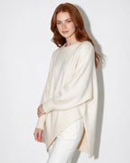 Loovay Noravie Oversized Trui, Asymmetrische Zoom