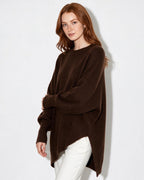 Loovay Noravie Oversized Trui, Asymmetrische Zoom