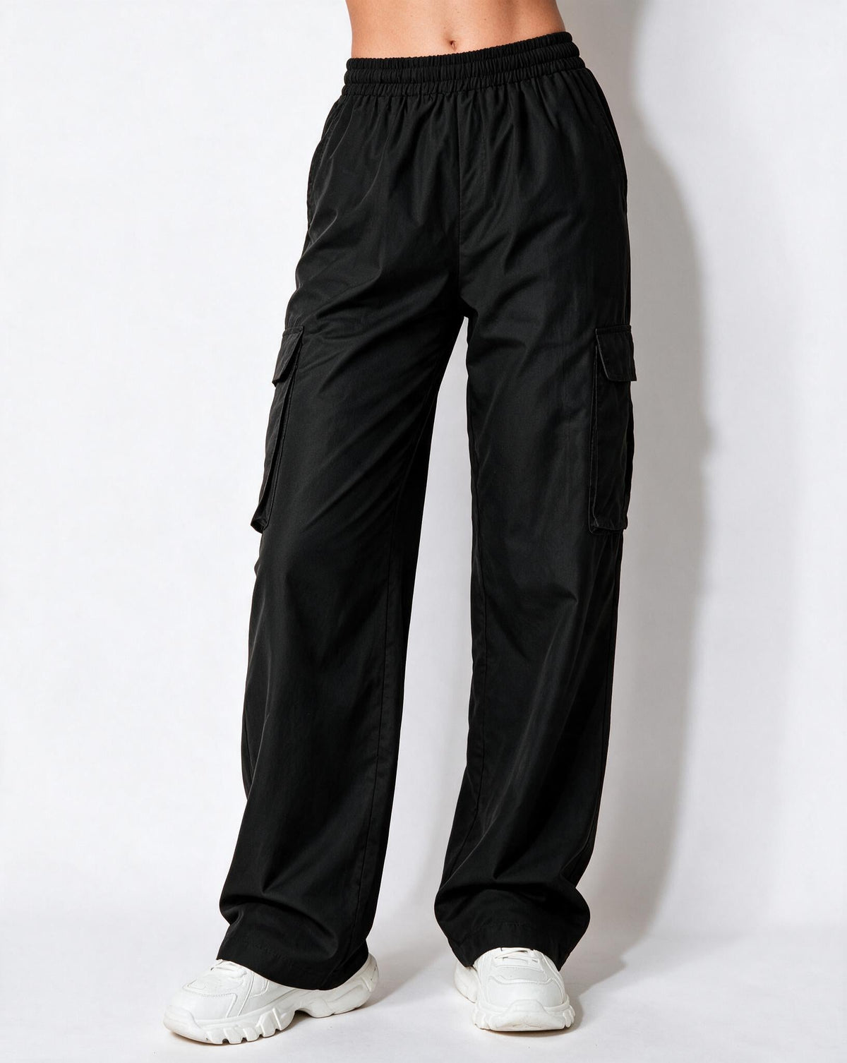 Loovay Zarelle Cargo Broek met Wijde Pijpen