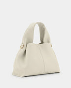 Loovay Rosalie Leren Handtas met Gebogen Handgreep