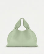 Loovay Rosalie Leren Handtas met Gebogen Handgreep
