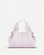 Loovay Rosalie Leren Handtas met Gebogen Handgreep