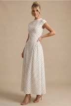 Loovay Adeline Polkadot Maxi Jurk