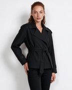 Loovay Marielle Korte Trenchcoat met Ceintuur