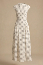 Loovay Adeline Polkadot Maxi Jurk